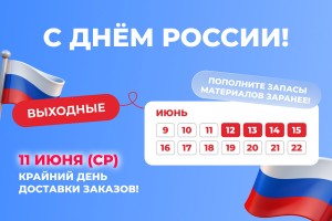 Коллектив LionPack поздравляет с Днем России!