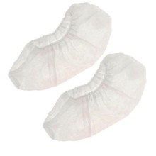 Носки одноразовые спанбонд, для сменной обуви, XL, белые, 100 пар