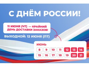 Лионпак поздравляет с Днем России!