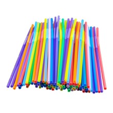 Трубочки для коктейлей гофрированные, 5х210 мм, цветные, 250 шт