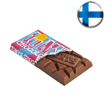 Шоколад молочный Tony's Chocolonely с кусочками печенья, 180 г