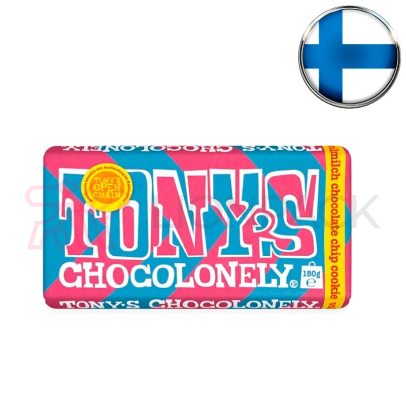 Шоколад молочный Tony's Chocolonely с кусочками печенья, 180 г Шоколад молочный Tony's Chocolonely с кусочками печенья, 180 г