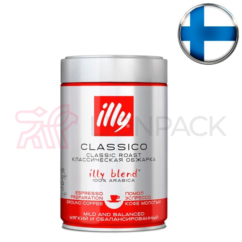 Кофе молотый illy Classico, 250 г Кофе молотый illy Classico, 250 г