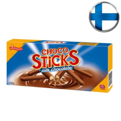 Палочки Griesson Choco Sticks, в молочном шоколаде, 150 г