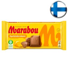 Шоколад молочный Marabou с апельсином, 160 г