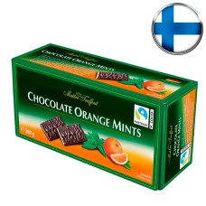 Шоколад темный в пластинках Maitre Truffout апельсин, 200 г