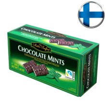 Шоколад темный в пластинках Maitre Truffout мята, 200 г