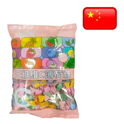 Конфеты освежающее мятно-фруктовый микс, без сахара, 500 г Конфеты освежающее мятно-фруктовый микс, без сахара, 500 г