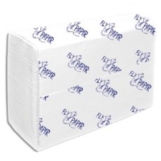 Полотенца бумажные FlyPapir Comfort  Z-сложение 180 листов, 2-слоя, белые
