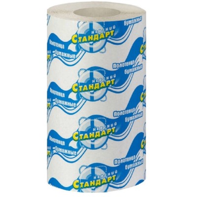 Полотенца бумажные Невский стандарт 1 рулон, 1-слой, серые