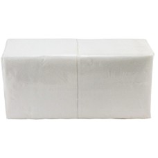 Салфетки бумажные 24x24 см, белые, 500 шт