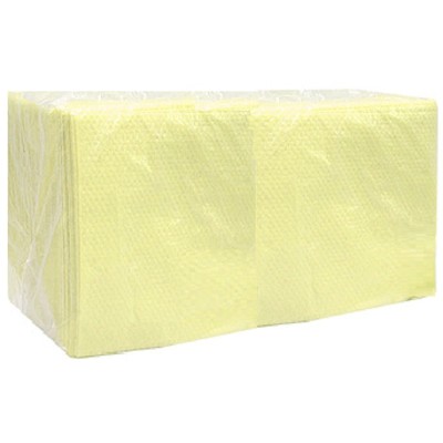 Салфетки бумажные 24x24 см, лимон, 400 шт