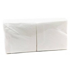 Салфетки бумажные 33x33 см, 2-х слойные, белые, 200 шт