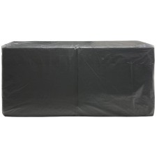 Салфетки бумажные 33x33 см, 2-х слойные, черные, 100 шт