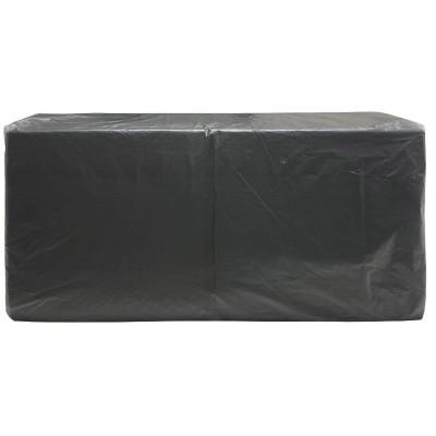 Салфетки бумажные 33x33 см, 2-х слойные, черные, 100 шт