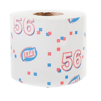 Туалетная бумага Комфорт, 1-слой, светло-серая