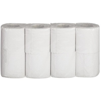 Туалетная бумага 8 рулонов, 2-слоя, белая