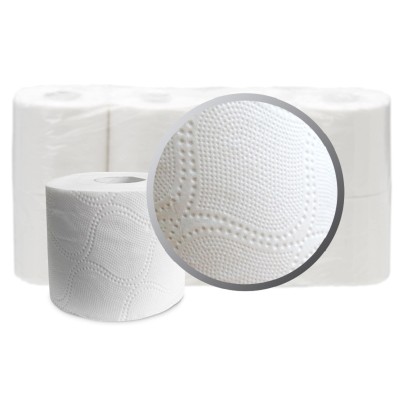 Туалетная бумага Veiro Professional Comfort, 8 рулонов, 2-слоя, белая (T207/1)