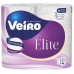 Туалетная бумага Veiro Elite Extra 4 рулона, 4-слоя, белая