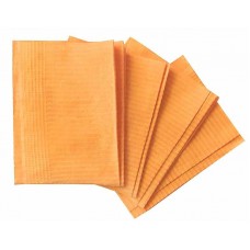 Салфетки ламинированные 2-х слойные 33х45 см, оранжевые, 500 шт