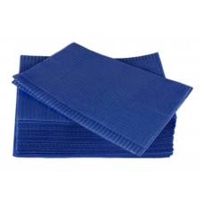 Салфетки ламинированные 2-х слойные 33х45 см, синие, 500 шт