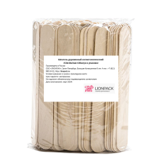 Шпатель деревянный одноразовый 150х18 мм, 100 шт