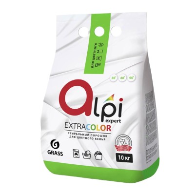 Стиральный порошок автомат Glass ALPI для белого/для цветного белья, 10 кг