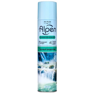 Освежитель воздуха Alpen, горный водопад, 300 мл Освежитель воздуха Alpen, горный водопад, 300 мл