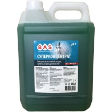 Гель для мытья посуды и пищевого оборудования БАС-суперконцентрат,  5 л