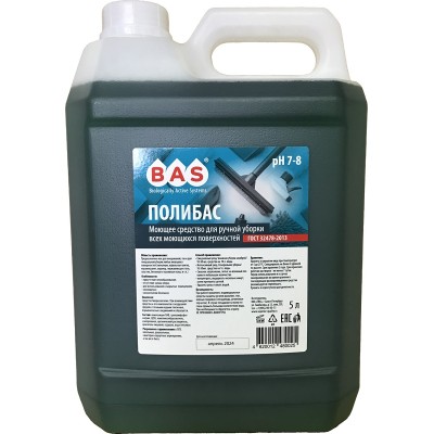Средство для мытья полов ПолиБас, 5 л