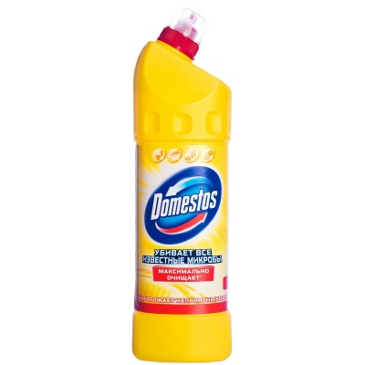Средство для чистки сантехники Domestos лимон, 1 л