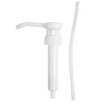 Дозатор-помпа на канистру D38 мм, трубка 250 мм, белый