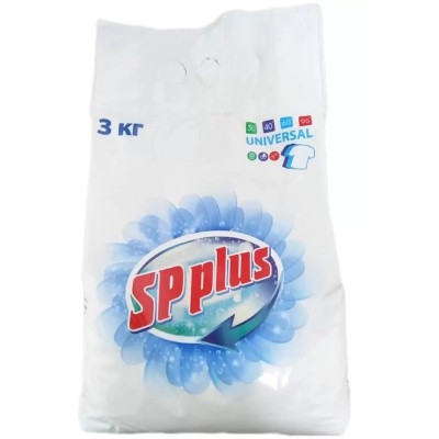 Стиральный порошок универсал SP plus, 3 кг