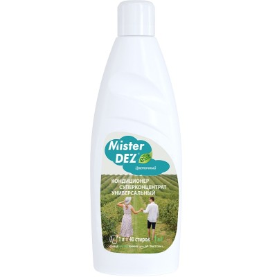 Кондиционер для белья Mister DEZ Eco-Cleaning, цветочный, 1 л Кондиционер для белья Mister DEZ Eco-Cleaning, цветочный, 1 л