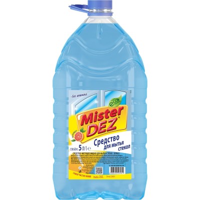 Средство для мытья стекол Mister DEZ, грейпфрут, 5 л
