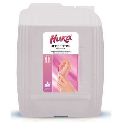 Дезинфицирующее средство Ника Неосептик, бесцветный, 5 л