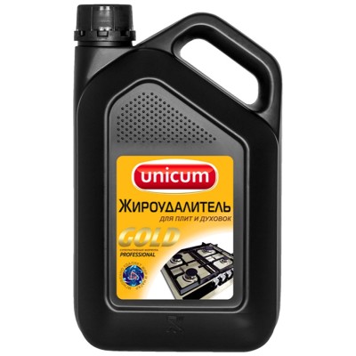 Средство для чистки плит Unicum Gold, жироудалитель, 3 л (300025)