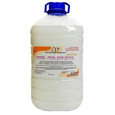 Крем-гель для душа "Белый шелк", 5л