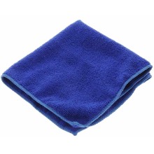 Салфетка из микрофибры 30x30 см, синяя, 220 г/м2, без упаковки