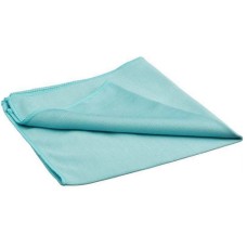 Салфетка из микрофибры гладкая 30x30 см, морская волна, 270 г/м2, без упаковки