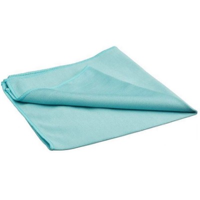 Салфетка из микрофибры гладкая 30x30 см, морская волна, 270 г/м2, без упаковки