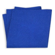 Салфетка из микрофибры 40x40 см, синяя, 320 г/м2, без упаковки