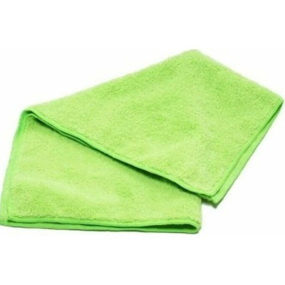 Салфетка из микрофибры 40x40 см, зеленая, 320 г/м2, без упаковки