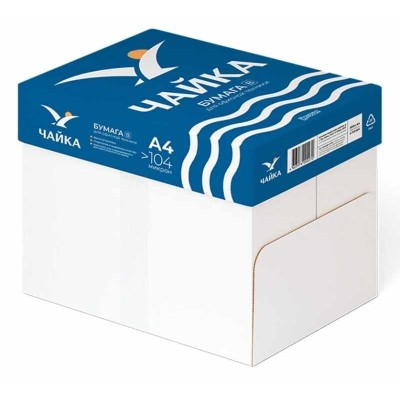 Бумага для офисной техники Чайка B A4, 80 г/м2, 500 л
