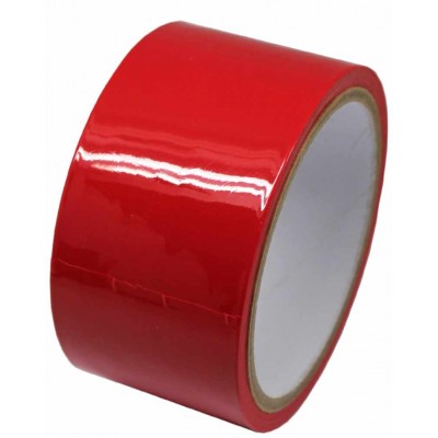 Клейкая лента упаковочная (скотч) 48 мм х 66 м, 48 мкм, красная