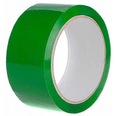 Клейкая лента упаковочная (скотч) 48 мм х 66 м, 48 мкм, зеленая