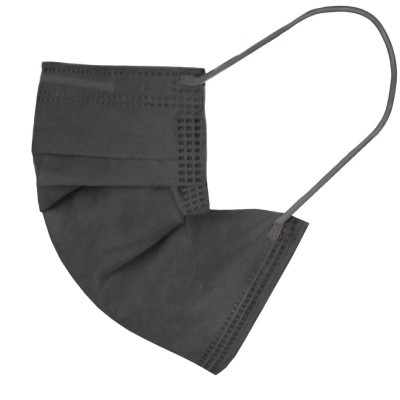 Маска медицинская СМЗ, четырехслойная, черная, 50 шт