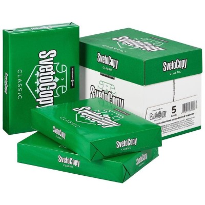 Бумага для офисной техники SvetoCopy A4, 80 г/м2, 500 л