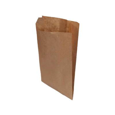 Крафт пакет бумажный 140х60х250 мм, 40г/м2, коричневый, 2000 шт