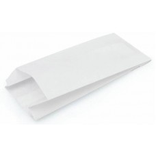 Крафт пакет бумажный 90х40х205 мм, белый, 2000 шт